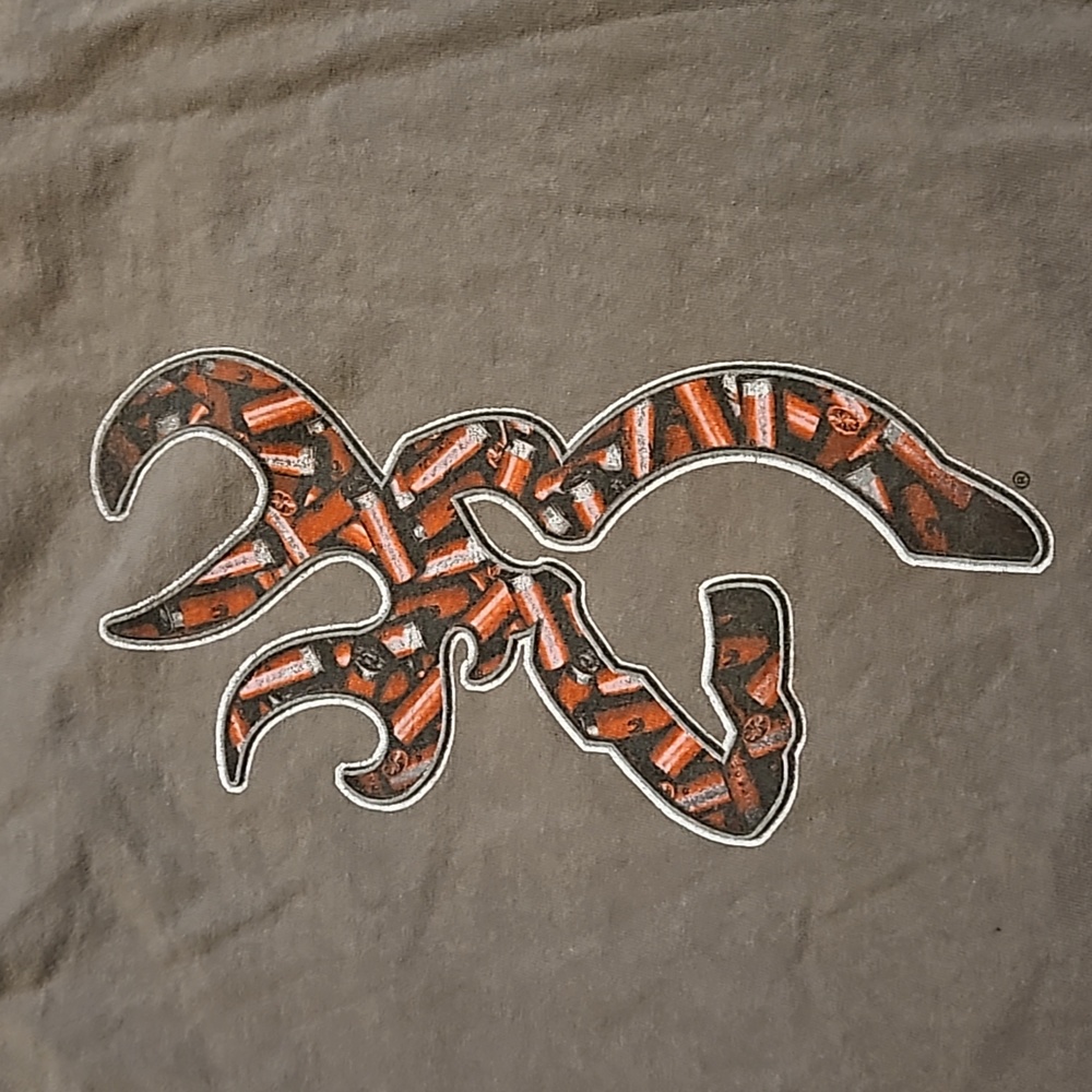 Browning Deer Bullet Casing Hunting Tshirt
